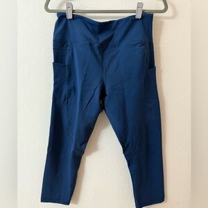 Navy Blue Leggings with Pockets